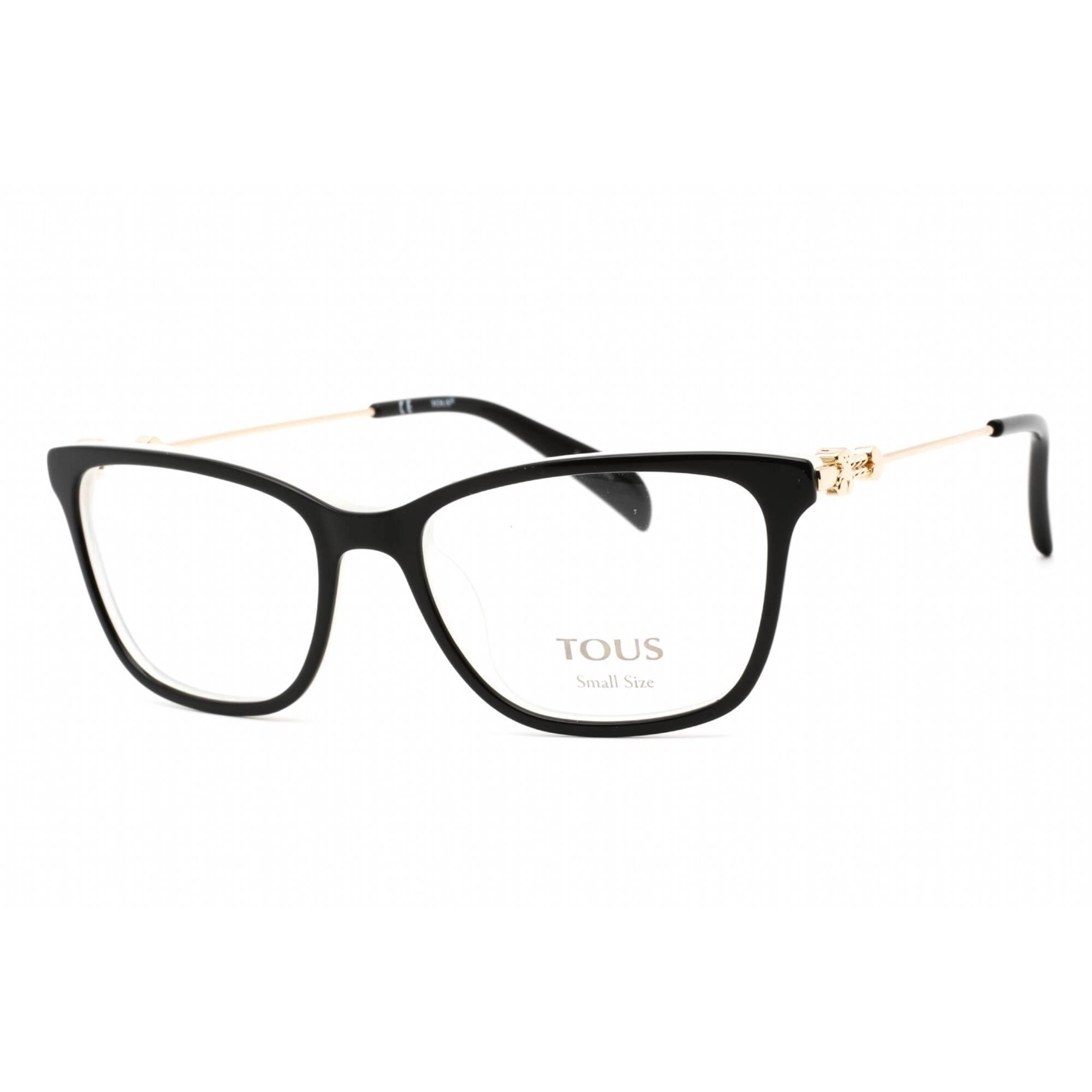 Tous Women's Eyeglasses - Full Rim Black White Rectangular Shape Frame | VTOB34L 06X1
