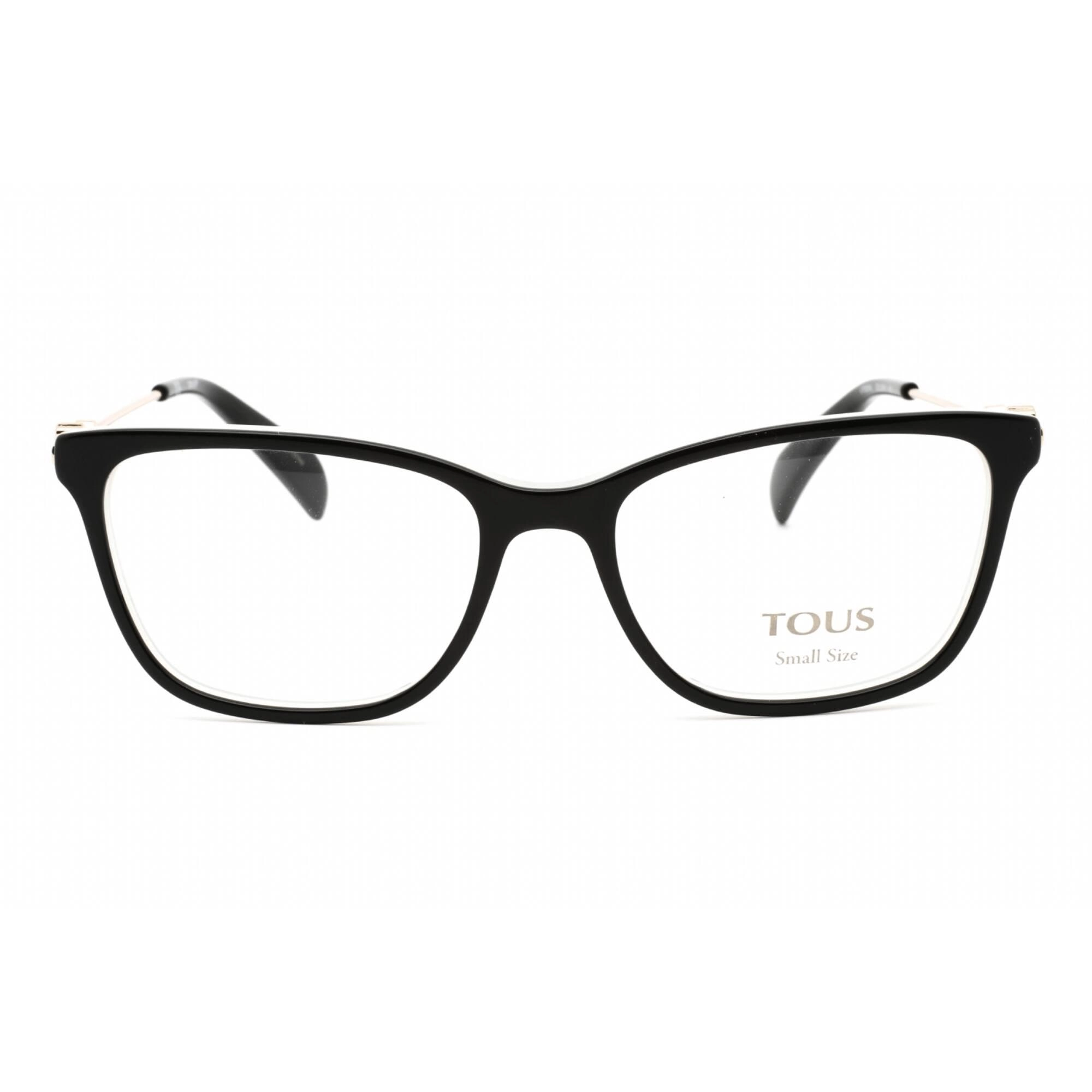 Tous Women's Eyeglasses - Full Rim Black White Rectangular Shape Frame | VTOB34L 06X1