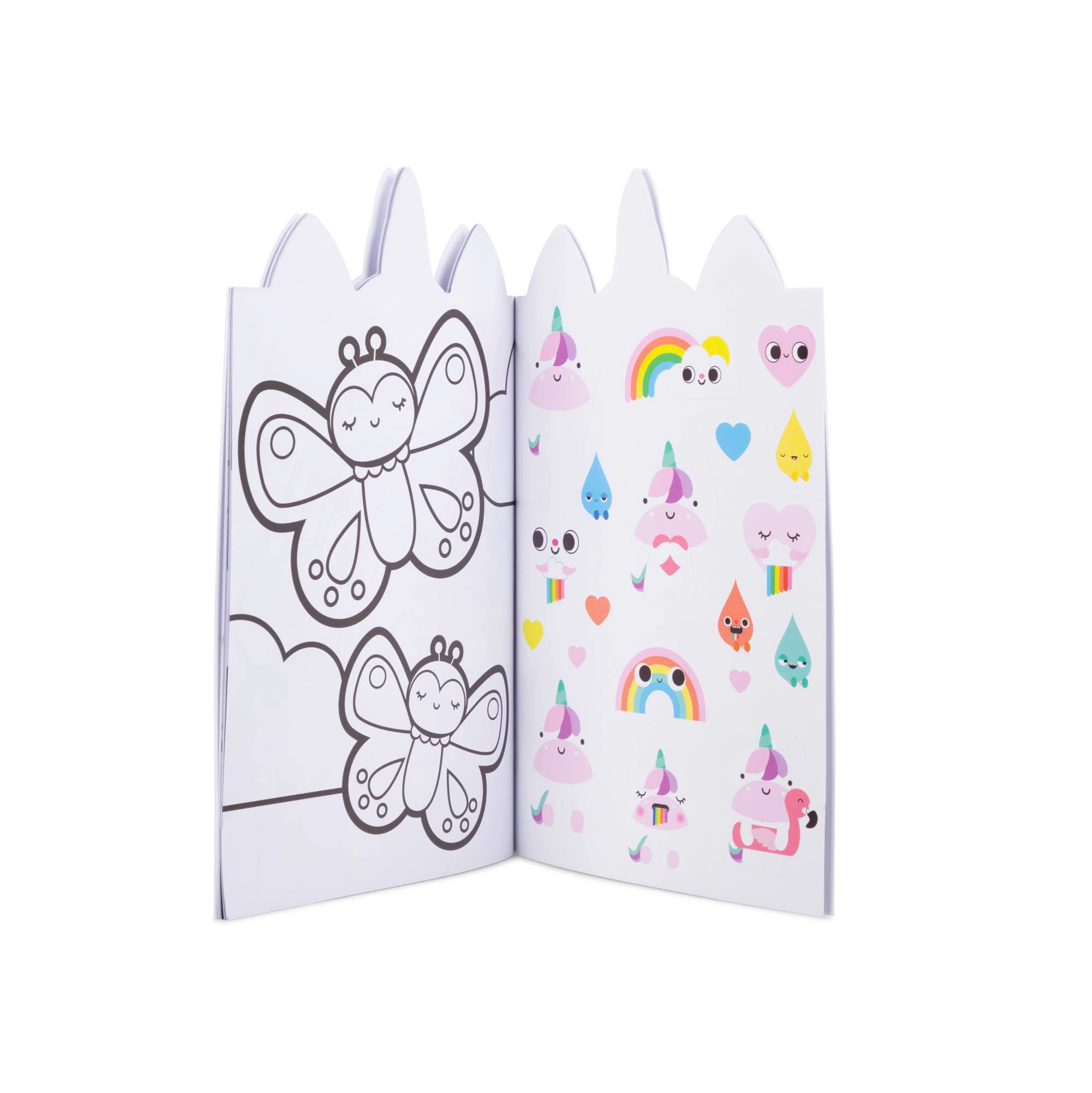 Unicorn A4 Colouring Book | Cute Kids Stationery | Stickers