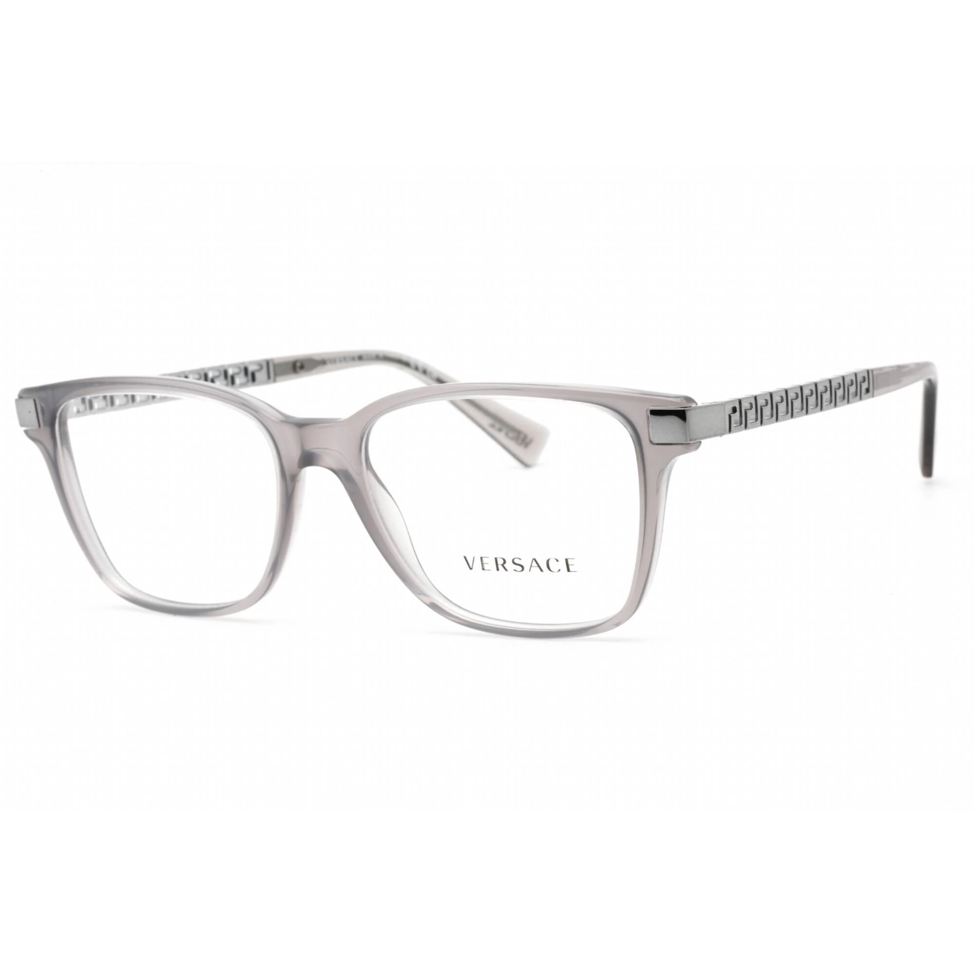 Versace Women's Eyeglasses - Grey Rectangular Frame Clear Demo Lens | 0VE3340U 5406