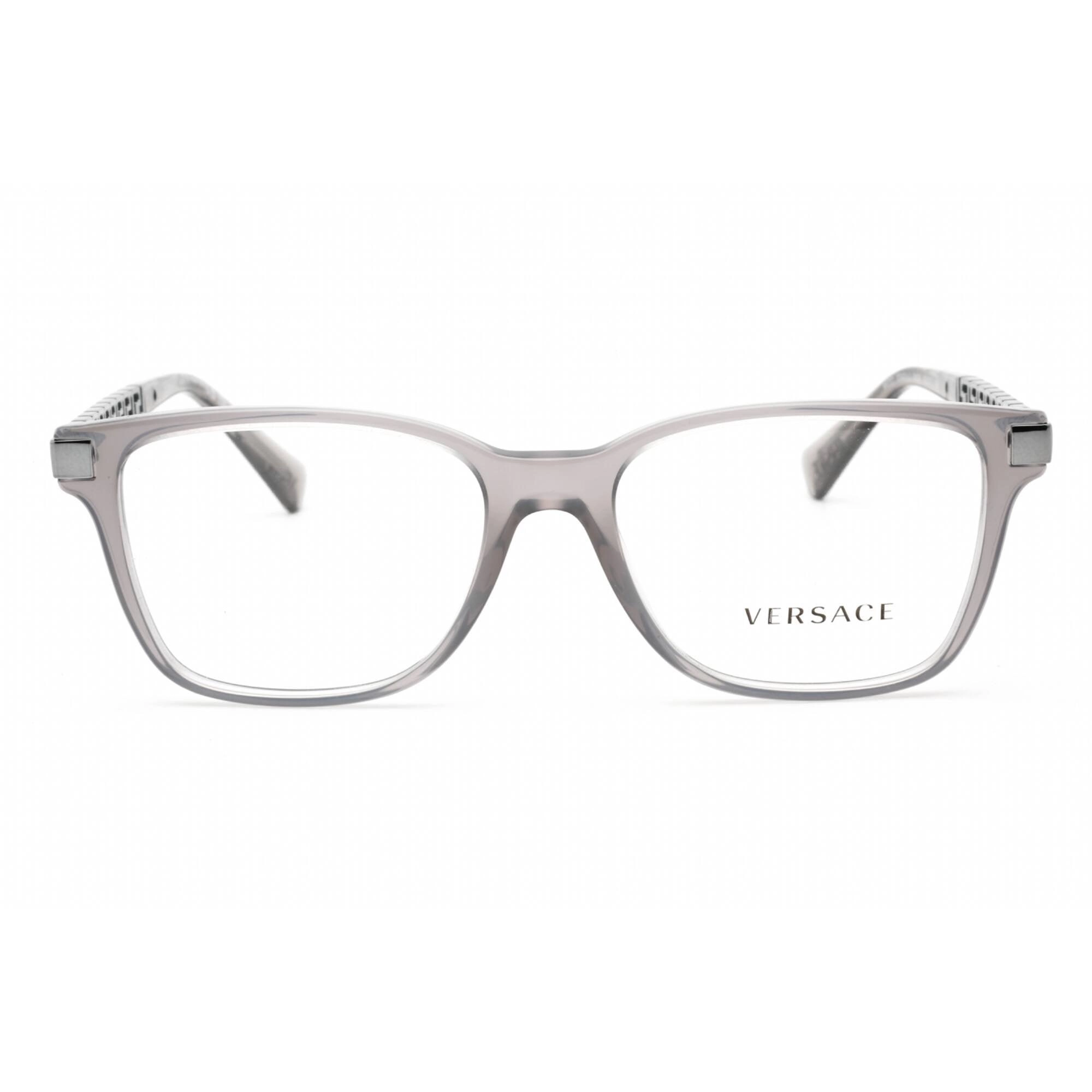 Versace Women's Eyeglasses - Grey Rectangular Frame Clear Demo Lens | 0VE3340U 5406
