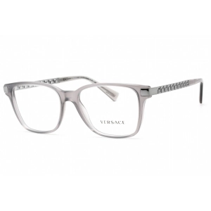 Versace Women's Eyeglasses - Grey Rectangular Frame Clear Demo Lens | 0VE3340U 5406