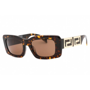 Versace Women's Sunglasses - Tortoise Plastic Rectangular Frame | 0VE4444U 108/73