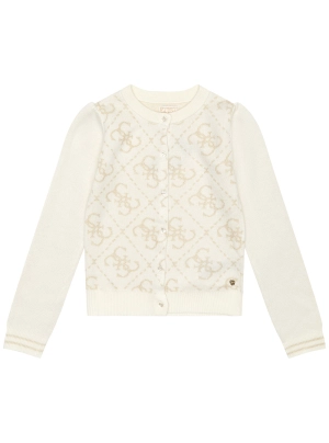 White Long Sleeves Cardigan (2-7)
