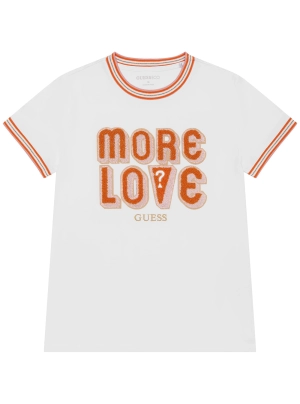 White More Love Logo T-Shirt (7-16)