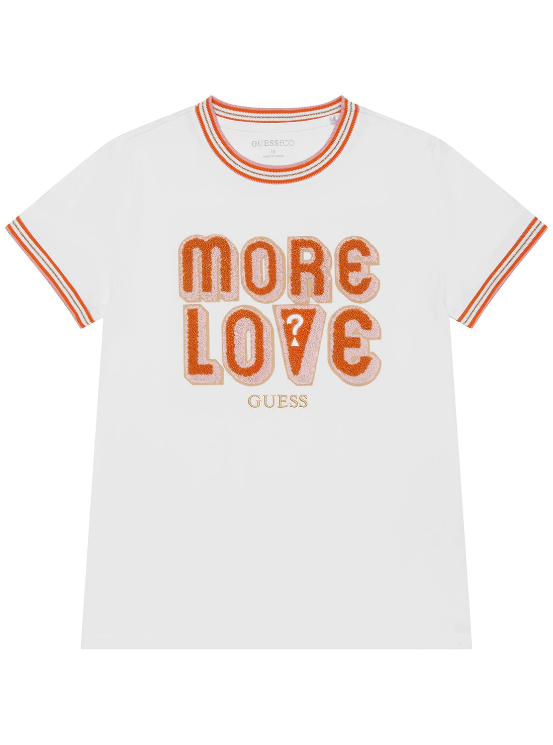 White More Love Logo T-Shirt (7-16)