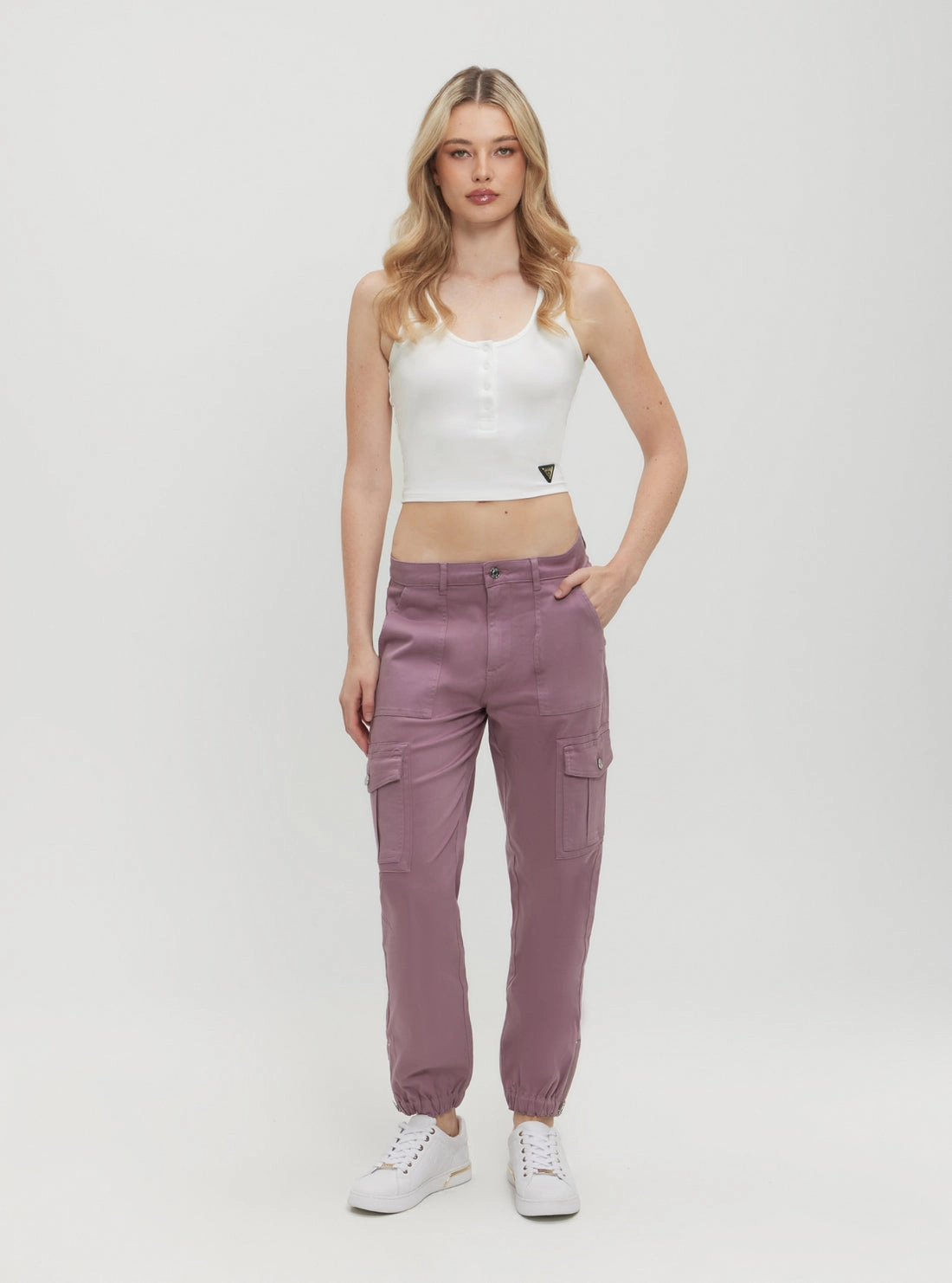 White Nyra Active Top