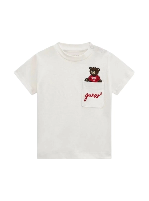 White Short Sleeve T-Shirt (0–12m)