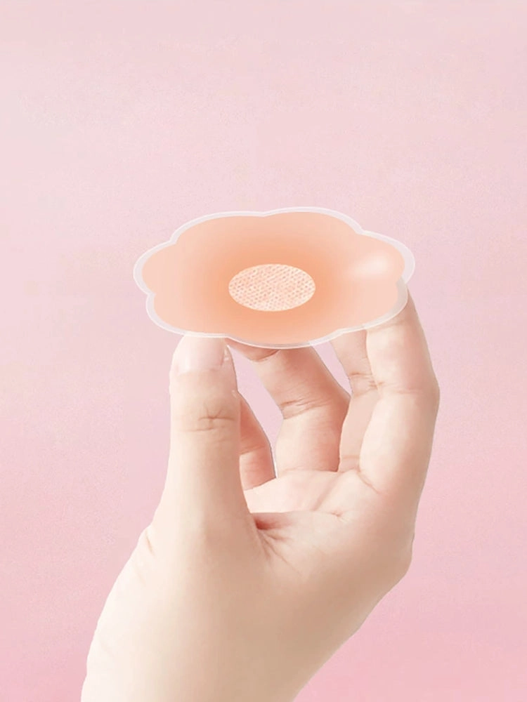 Women's Invisible Silicone Nipple Pasties with Travel Case