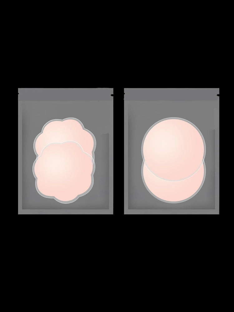 Women's Invisible Silicone Nipple Pasties with Travel Case