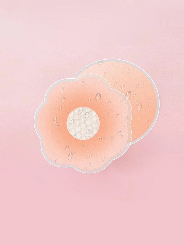 Women's Invisible Silicone Nipple Pasties with Travel Case