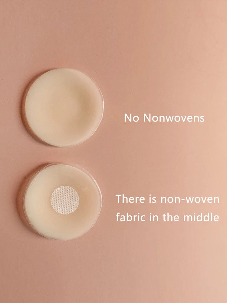 Women's Invisible Silicone Nipple Pasties with Travel Case