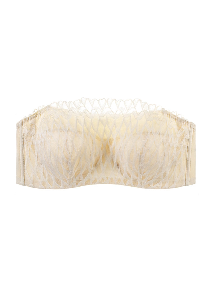 Women's Square Neck Lace Bra – Slim Convertible Straps