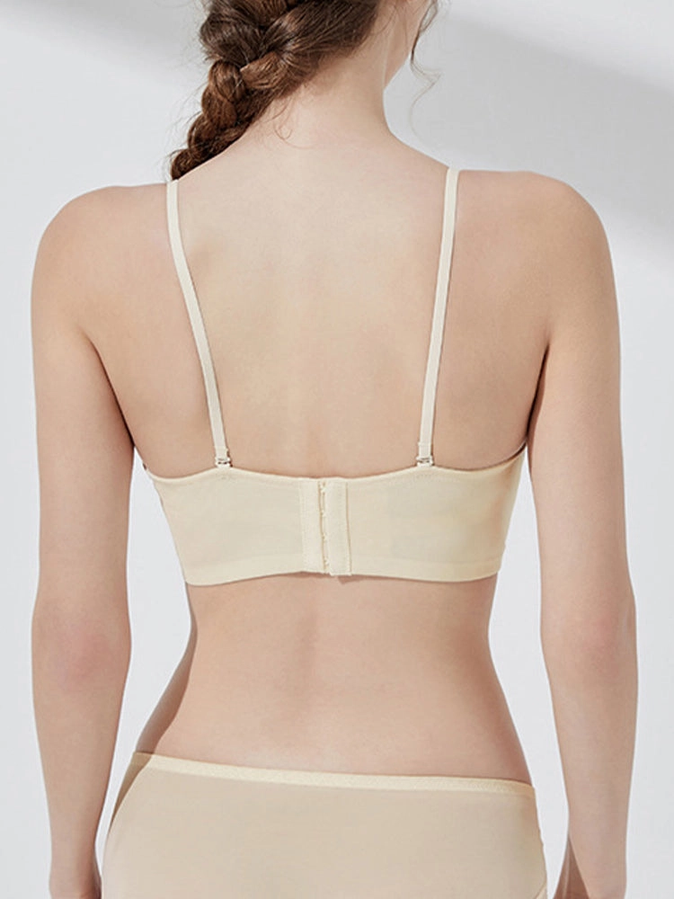 Women's Square Neck Lace Bra – Slim Convertible Straps