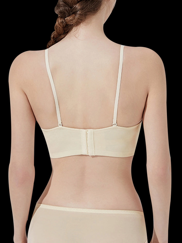 Women's Square Neck Lace Bra – Slim Convertible Straps
